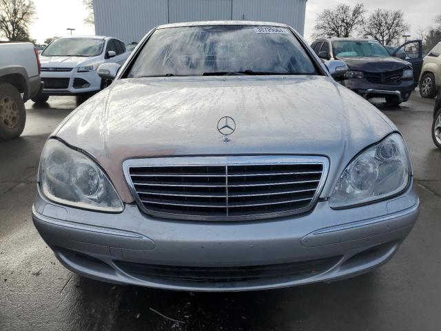 WDBNG70J65A444406 - 2005 MERCEDES-BENZ S 430 SILVER photo 5