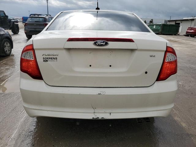 3FAHP0HA1CR328193 - 2012 FORD FUSION SE WHITE photo 6