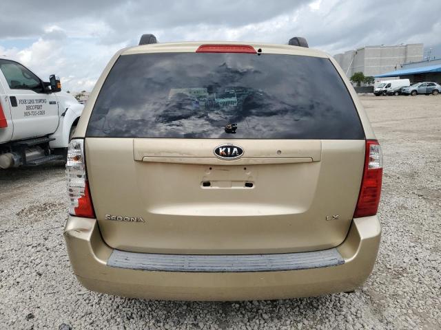 KNDMB233366054346 - 2006 KIA SEDONA EX GOLD photo 6