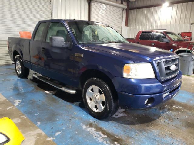 1FTRX12W87FA07683 - 2007 FORD F150 BLUE photo 4