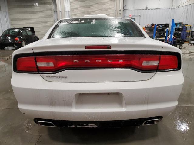 2B3CL3CG4BH612507 - 2011 DODGE CHARGER WHITE photo 6