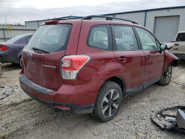 JF2SJABC4JH581414 - 2018 SUBARU FORESTER 2.5I RED photo 3