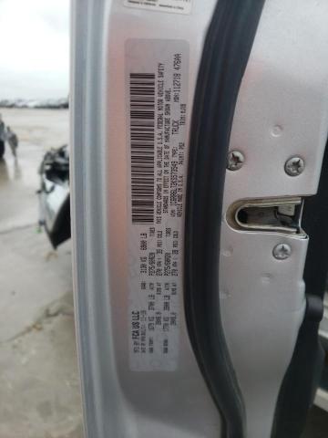 1C6RR6LT2KS573549 - 2019 RAM 1500 CLASS SLT ვერცხლისფერი ფოტო 10