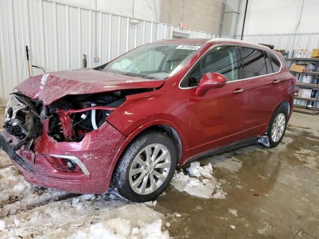 LRBFX2SA7JD001792 - 2018 BUICK ENVISION ESSENCE RED photo 1