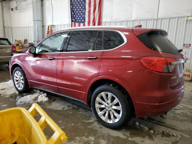 LRBFX2SA7JD001792 - 2018 BUICK ENVISION ESSENCE RED photo 2