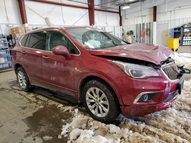 LRBFX2SA7JD001792 - 2018 BUICK ENVISION ESSENCE RED photo 4