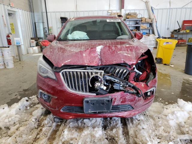 LRBFX2SA7JD001792 - 2018 BUICK ENVISION ESSENCE RED photo 5