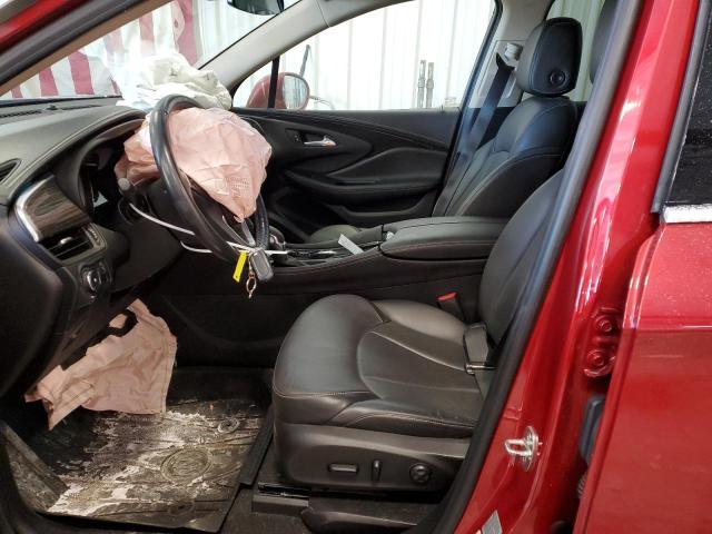 LRBFX2SA7JD001792 - 2018 BUICK ENVISION ESSENCE RED photo 7