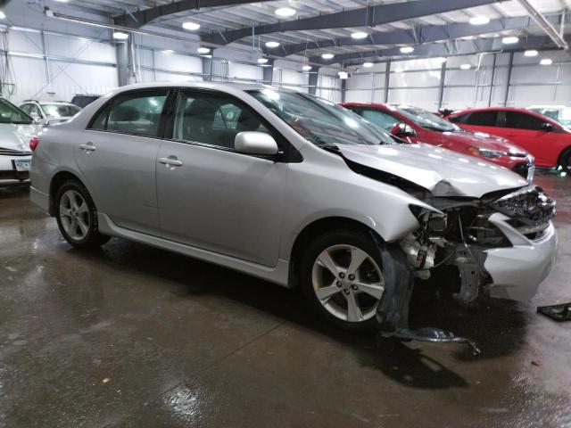 2T1BU4EEXBC675680 - 2011 TOYOTA COROLLA BASE SILVER photo 4