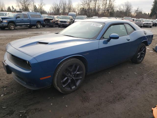 2C3CDZAG2LH223372 - 2020 DODGE CHALLENGER SXT BLUE photo 1