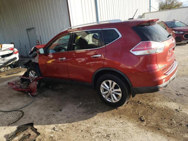 KNMAT2MT0GP634986 - 2016 NISSAN ROGUE S RED photo 2