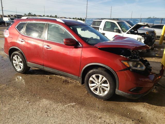 KNMAT2MT0GP634986 - 2016 NISSAN ROGUE S RED photo 4