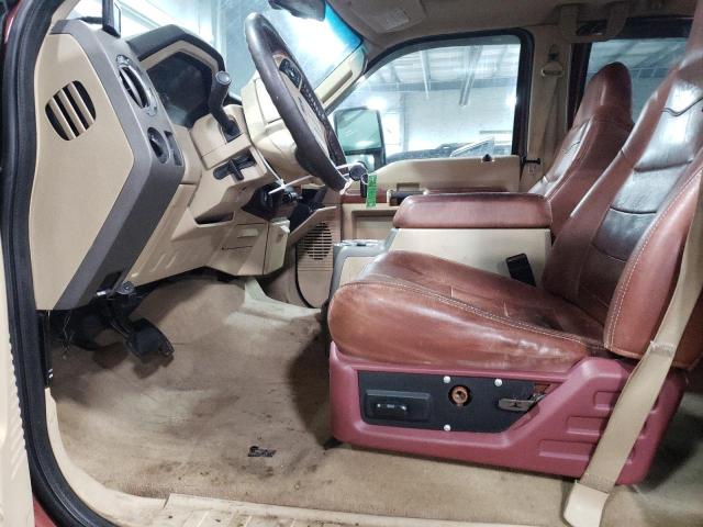 1FTWW31R98EB87521 - 2008 FORD F350 SRW SUPER DUTY BROWN photo 7