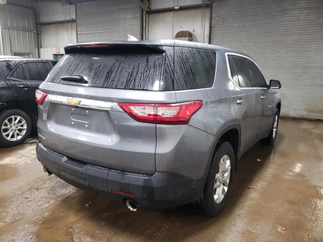 1GNERFKW4LJ243915 - 2020 CHEVROLET TRAVERSE LS GRAY photo 3