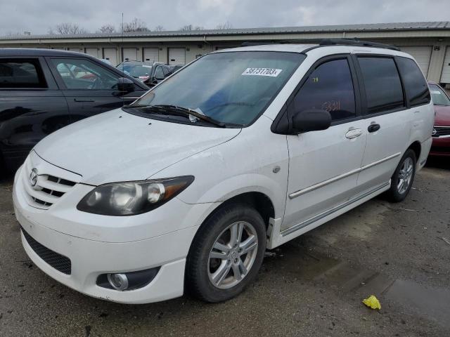 JM3LW28A760567181 - 2006 MAZDA MPV WAGON WHITE photo 1