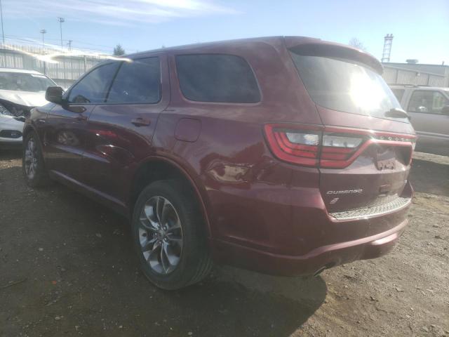 1C4SDJCT7LC380269 - 2020 DODGE DURANGO R/T BURGUNDY photo 2