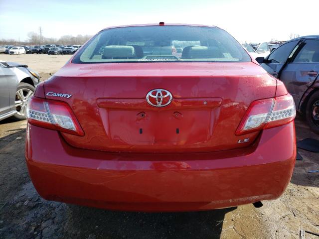 4T4BF3EK4BR143176 - 2011 TOYOTA CAMRY BASE RED photo 6