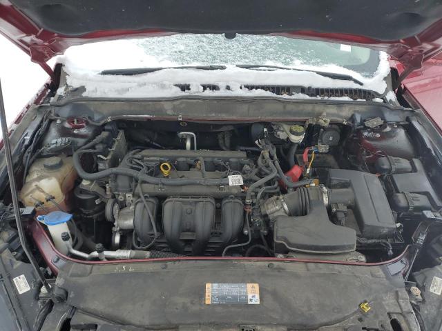 3FA6P0H77ER249271 - 2014 FORD FUSION SE BURGUNDY photo 11