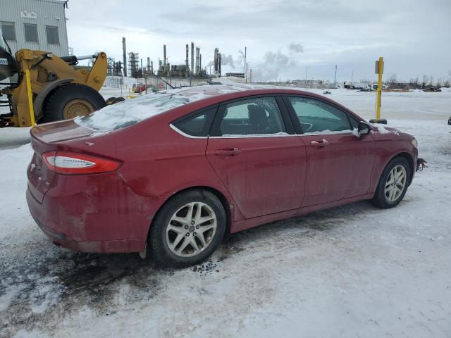 3FA6P0H77ER249271 - 2014 FORD FUSION SE BURGUNDY photo 3