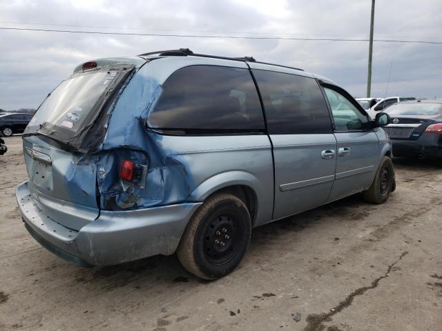 2A4GP44R36R768753 - 2006 CHRYSLER TOWN & COU LX TURQUOISE photo 3