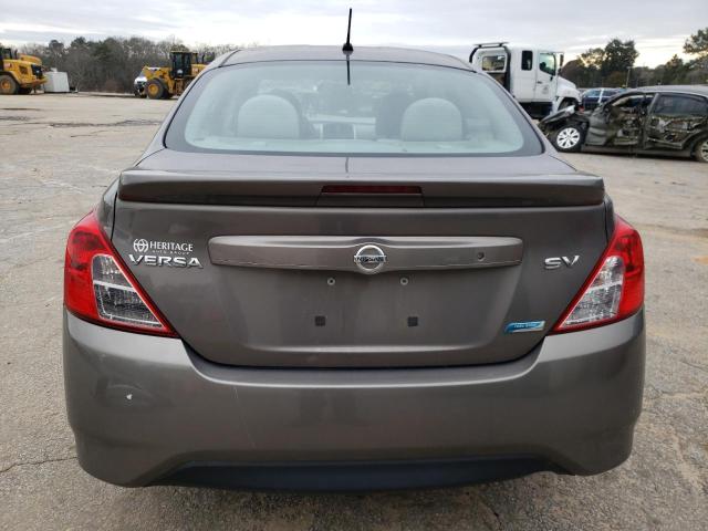 3N1CN7AP9FL942307 - 2015 NISSAN VERSA S GRAY photo 6