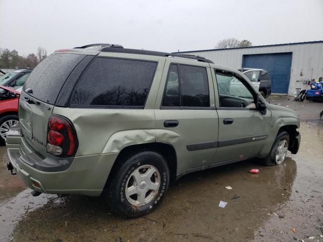 1GNDS13S632241656 - 2003 CHEVROLET TRAILBLAZE GREEN photo 3