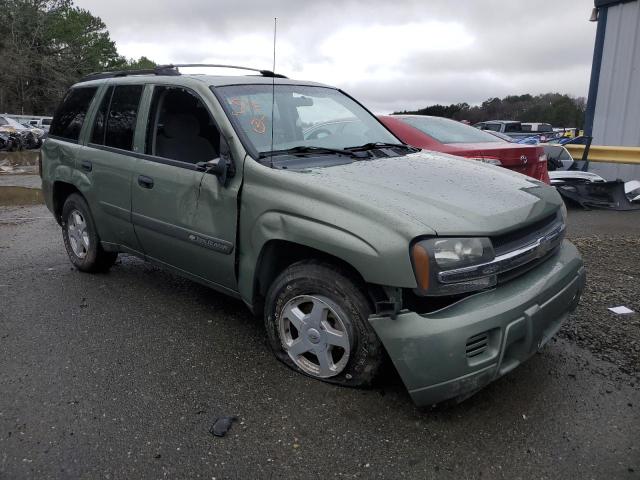 1GNDS13S632241656 - 2003 CHEVROLET TRAILBLAZE GREEN photo 4