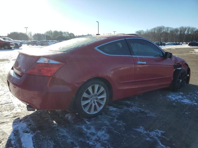 1HGCS228X8A016543 - 2008 HONDA ACCORD EXL RED photo 3