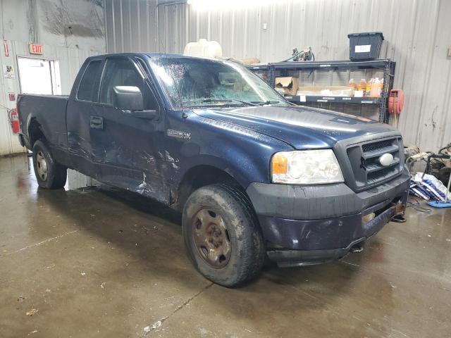 1FTRX14W46FA75619 - 2006 FORD F150 BLUE photo 4