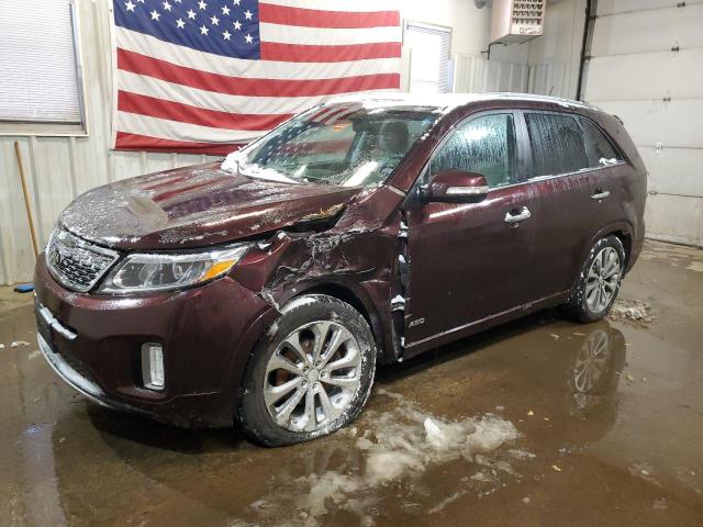 5XYKWDA76EG452725 - 2014 KIA SORENTO SX BURGUNDY photo 1