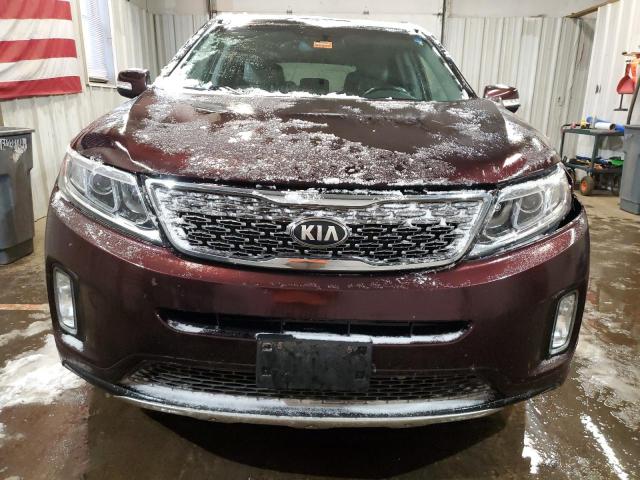 5XYKWDA76EG452725 - 2014 KIA SORENTO SX BURGUNDY photo 5