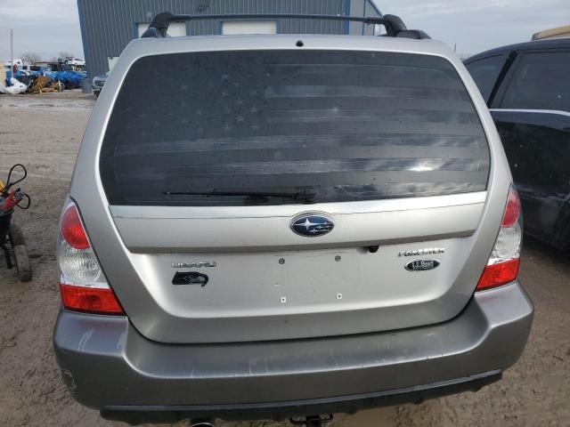 JF1SG67696H743533 - 2006 SUBARU FORESTER 2.5X LL BEAN SILVER photo 6