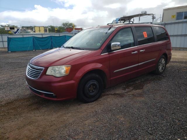 2C4RC1CG7DR535111 - 2013 CHRYSLER TOWN & COU TOURING L MAROON photo 1