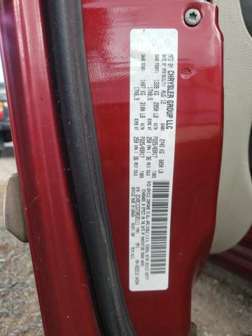 2C4RC1CG7DR535111 - 2013 CHRYSLER TOWN & COU TOURING L MAROON photo 13