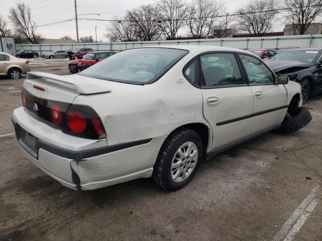 2G1WF52E549424969 - 2004 CHEVROLET IMPALA CREAM photo 3