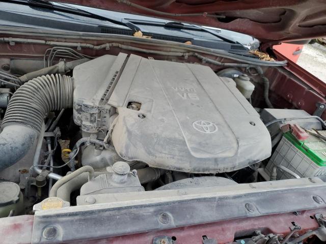 5TEUU42N28Z579297 - 2008 TOYOTA TACOMA ACCESS CAB წითელი ფოტო 11