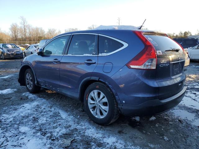 5J6RM4H55EL031361 - 2014 HONDA CR-V EX BLUE photo 2