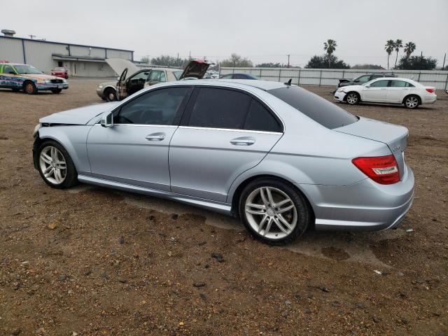 WDDGF8AB3DR255759 - 2013 MERCEDES-BENZ C 300 4MATIC SILVER photo 2