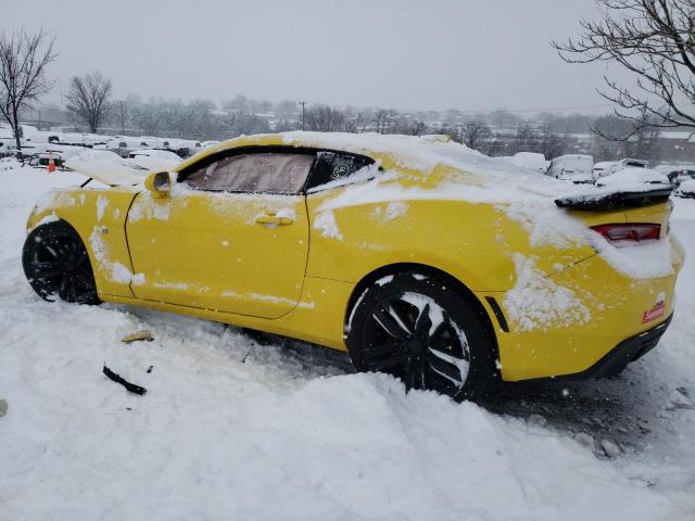 1G1FB1RS0H0202078 - 2017 CHEVROLET CAMARO LT YELLOW photo 2