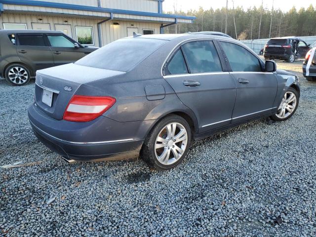 WDDGF54X99F216401 - 2009 MERCEDES-BENZ C 300 GRAY photo 3