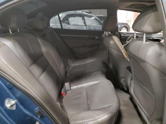 1HGFA16928L117576 - 2008 HONDA CIVIC EXL ლურჯი ფოტო 10