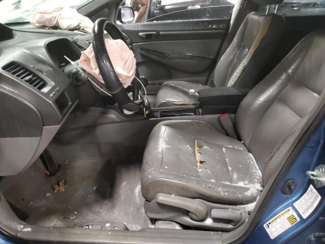 1HGFA16928L117576 - 2008 HONDA CIVIC EXL ლურჯი ფოტო 7
