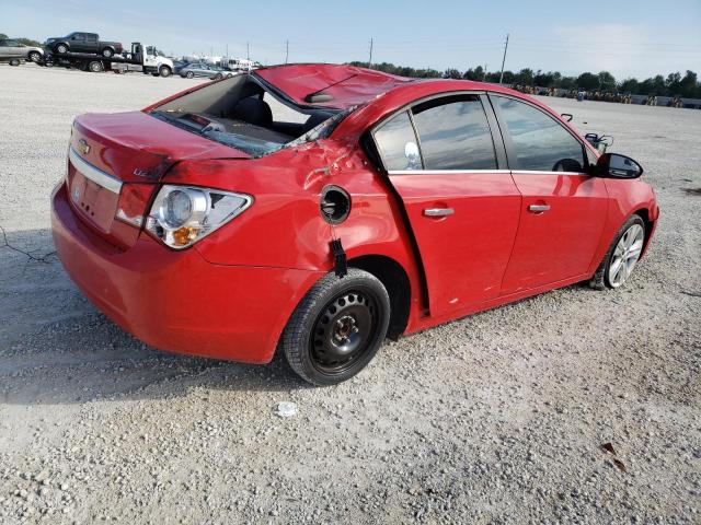 1G1PG5SBXG7150469 - 2016 CHEVROLET CRUZE LIMI LTZ RED photo 3