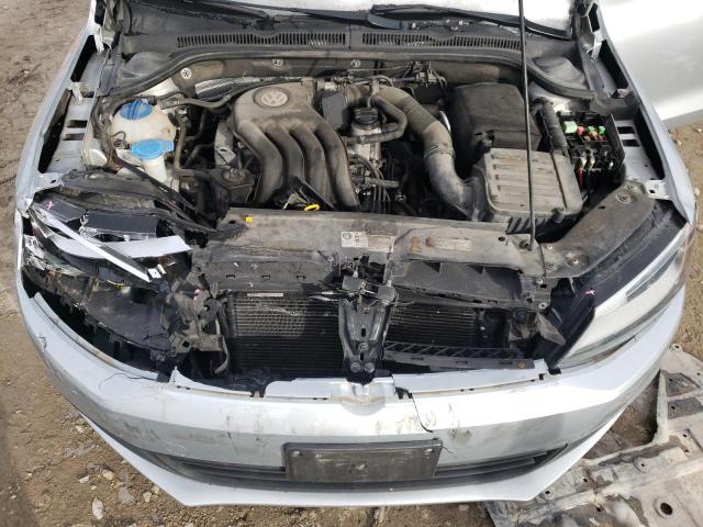 3VW2K7AJ3EM431615 - 2014 VOLKSWAGEN JETTA BASE SILVER photo 11