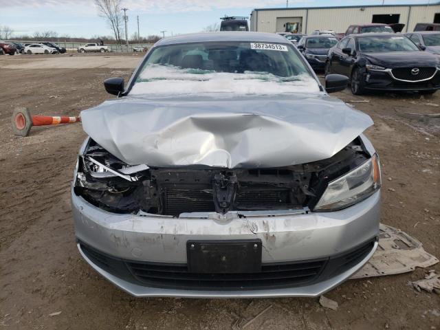 3VW2K7AJ3EM431615 - 2014 VOLKSWAGEN JETTA BASE SILVER photo 5