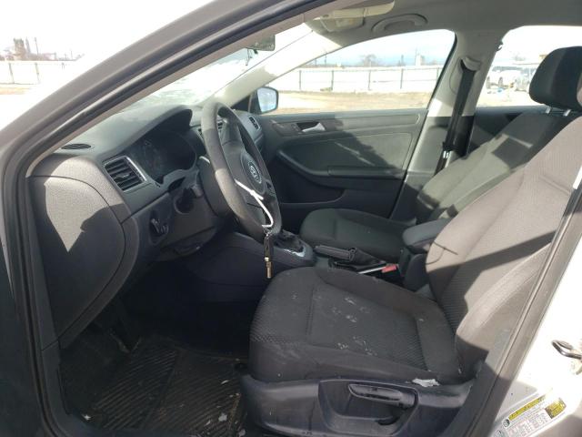 3VW2K7AJ3EM431615 - 2014 VOLKSWAGEN JETTA BASE SILVER photo 7