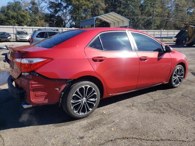 2T1BURHEXEC047485 - 2014 TOYOTA COROLLA L RED photo 3