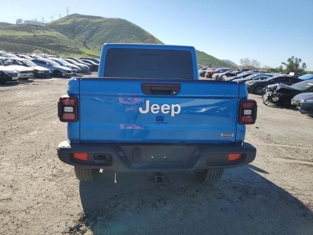 1C6HJTFG7NL154465 - 2022 JEEP GLADIATOR OVERLAND BLUE photo 6