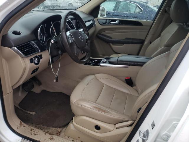 4JGDA5HB6FA593783 - 2015 MERCEDES-BENZ ML 350 4MATIC WHITE photo 7