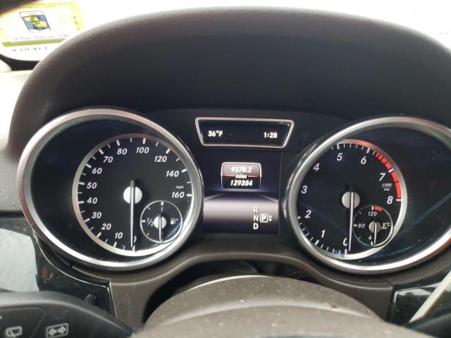 4JGDA5HB6FA593783 - 2015 MERCEDES-BENZ ML 350 4MATIC WHITE photo 9